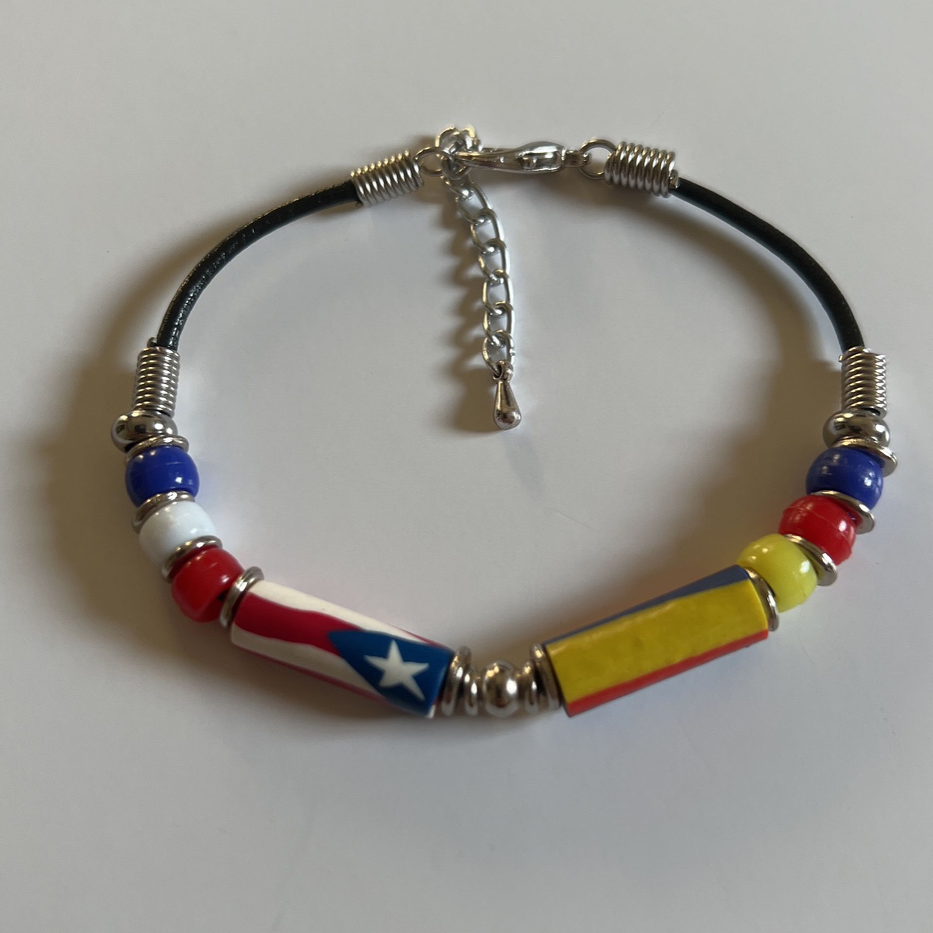 Puerto Rico/Colombia Beads Bracelet /anklet 