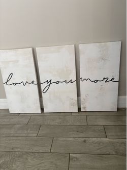 15X28 Love You More Canvas