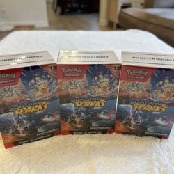 Pokémon Surging Sparks - 3 Booster Bundles