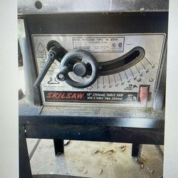 Skil Saw 10 Inch Table Saw $200 Or Best Offer