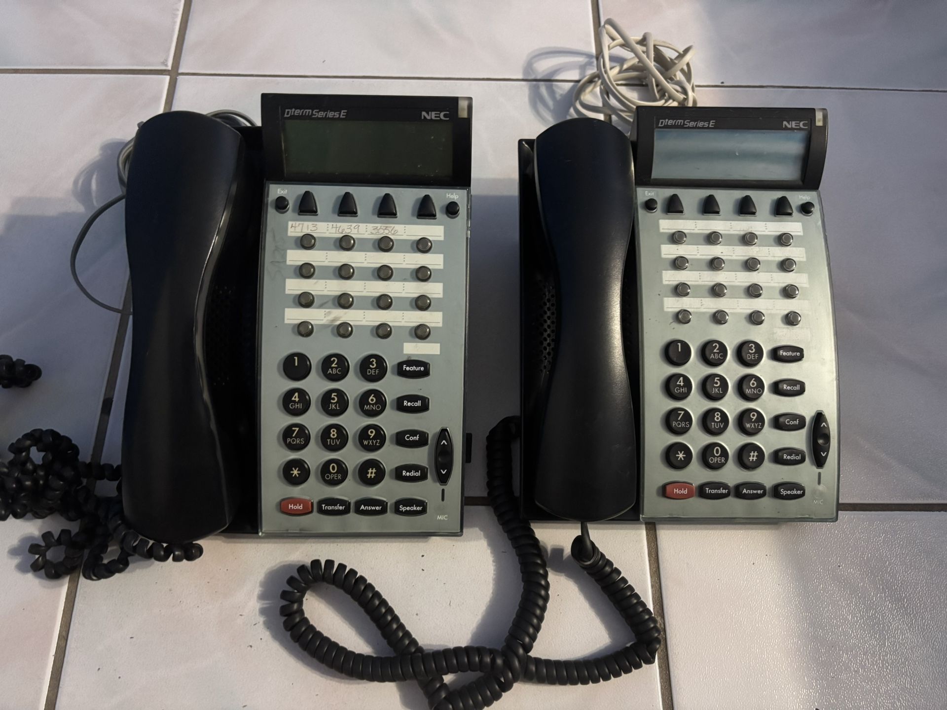 2 NEC Dterm Series E DTP-16D-1 digital phone ($15 ea or 2 for $20)