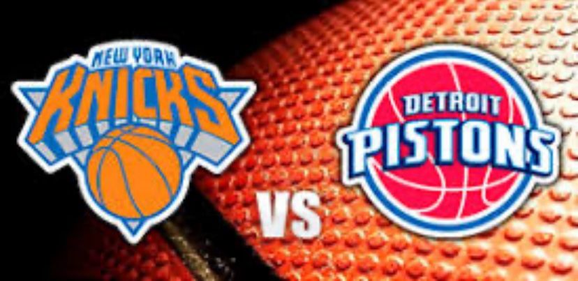 Knicks Pistons Playoff Game 2