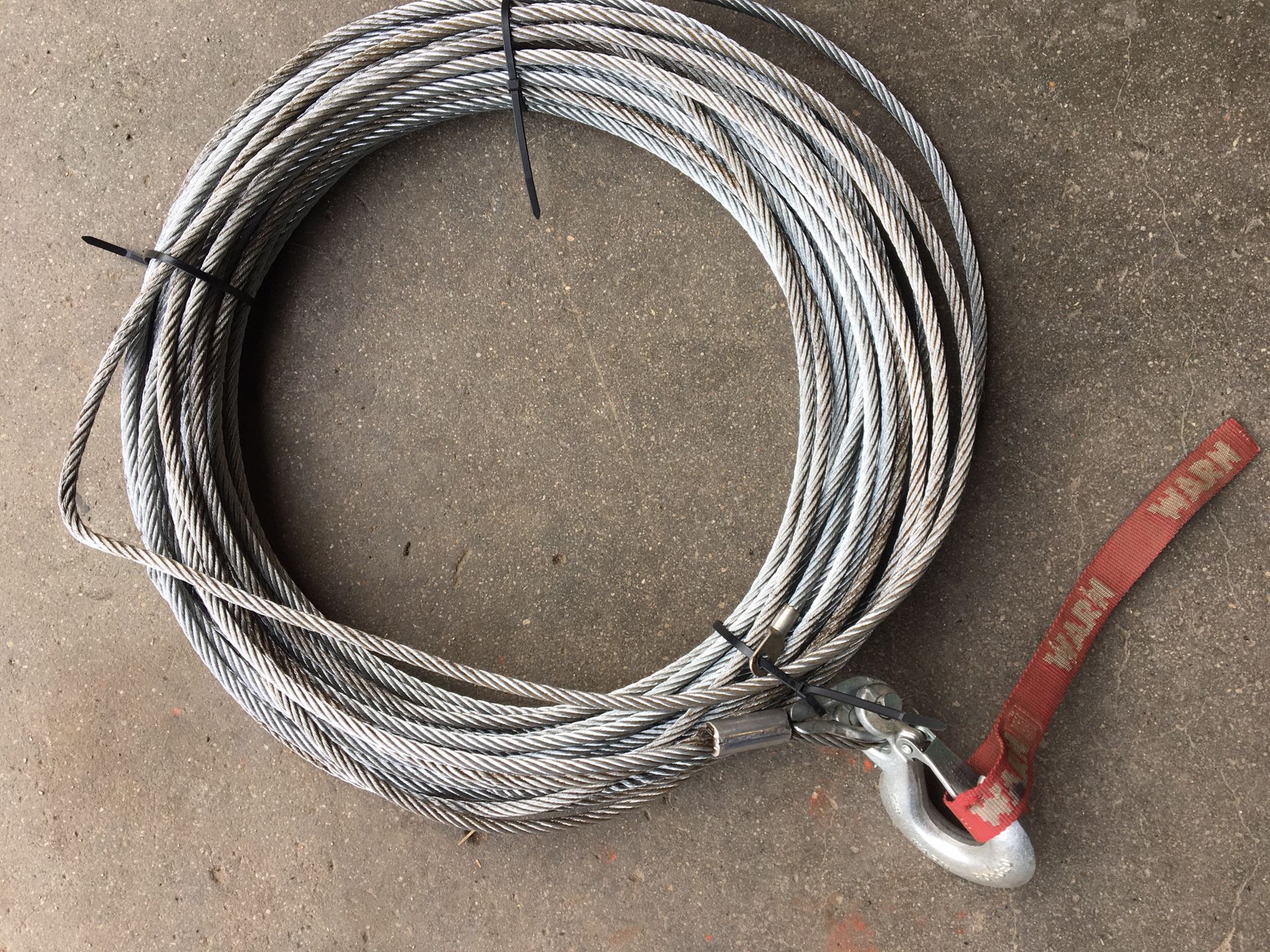 Winch cable for Warn winch