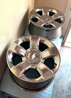 Chevy LTZ OEM 20s Wheels.