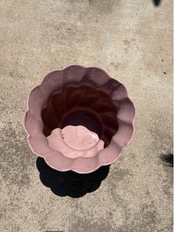 Pink pot 10 in