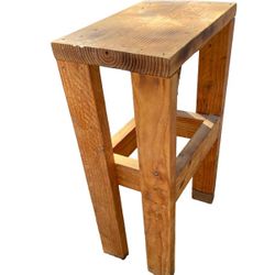 Wooden Rustic Modern Design Bar Stool