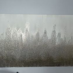 Xtra Large Silver Shimmer Canvas 