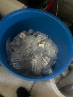 Bulk Lot Small Hardware Brackets in Bags skateboard stoppers