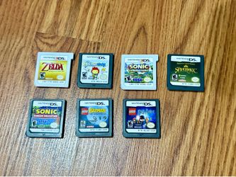 Assorted DS and 3DS Games no case or manual