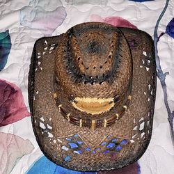 Woman’s cowboy hat