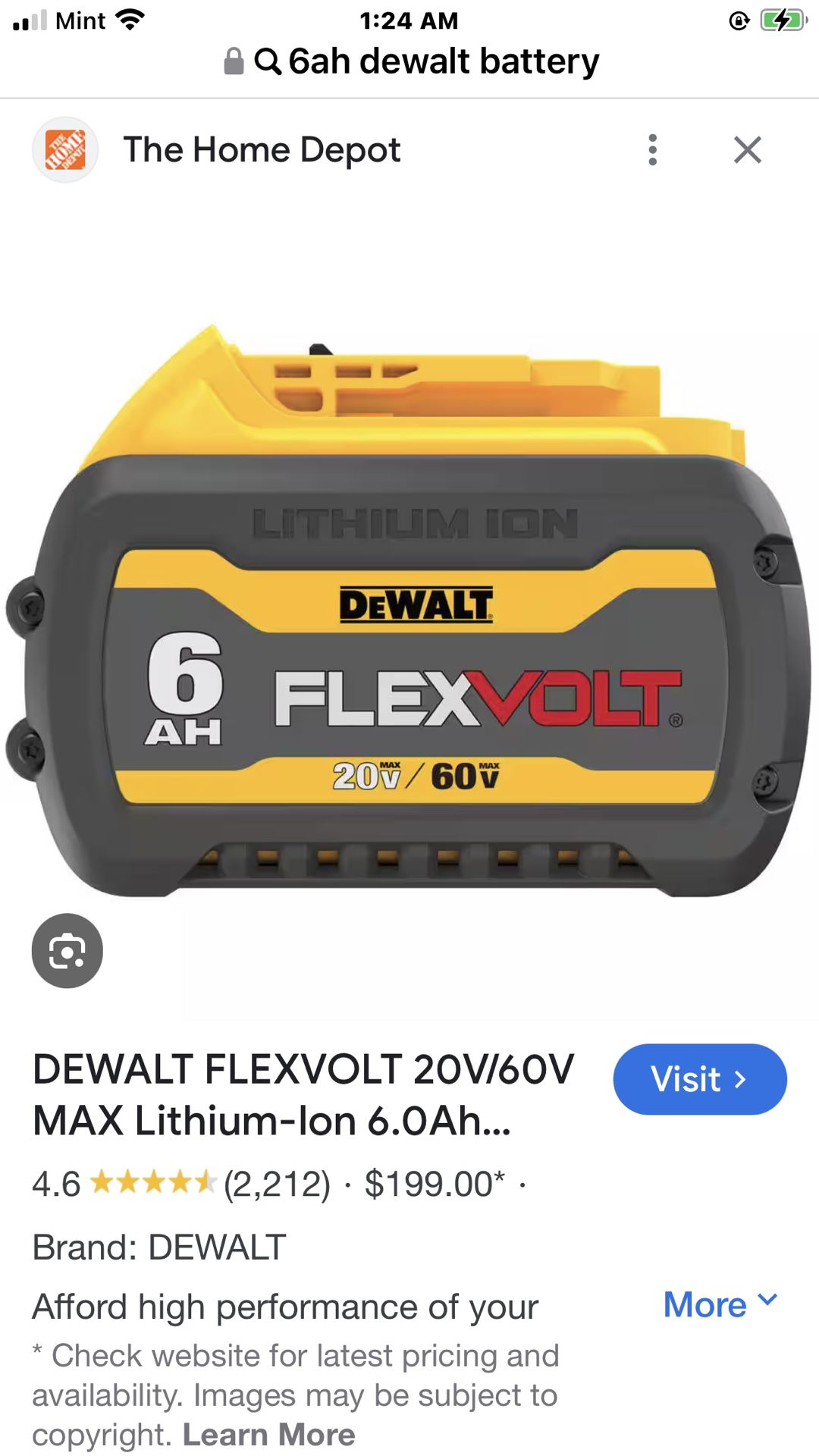 FLEXVOLT BATTERIES