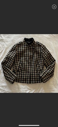 Banana Republic Houndstooth Wool Jacket