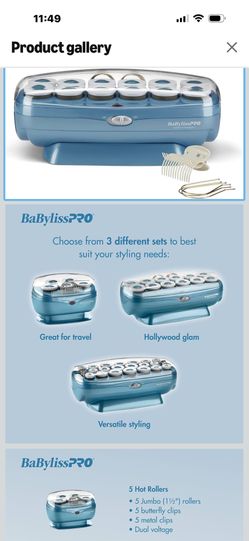 Nano Titanium Professional Hot Rollers For All Hair Lengths