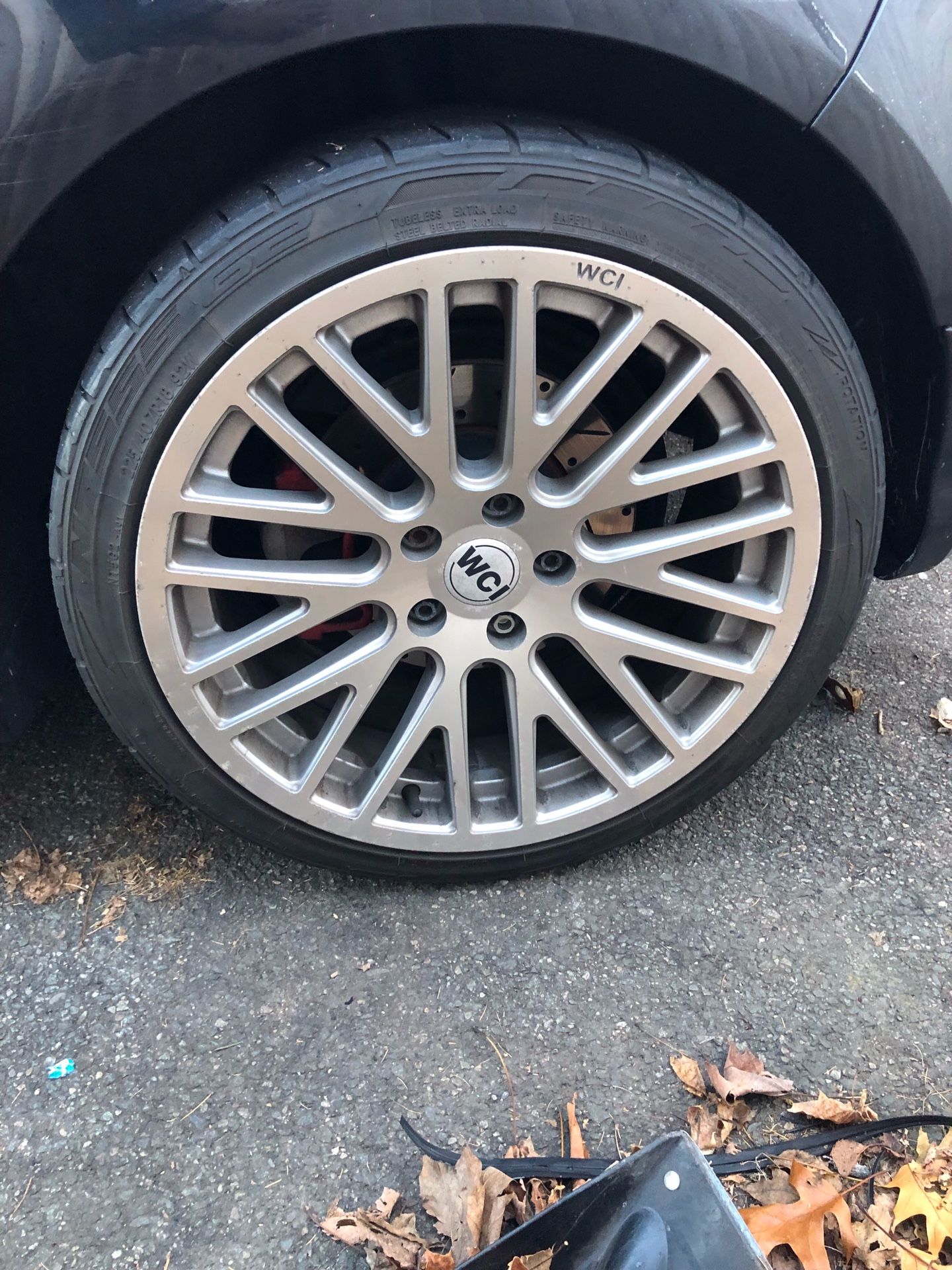 Wci Sy10 18x8.5 Et42 5x112 Wheels W/Nitto Tires Audi/Volkswagen