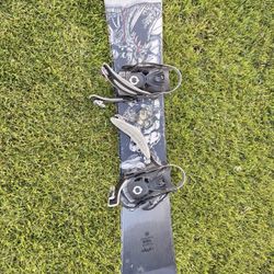 163cm Lamar Snowboard With Bindings 