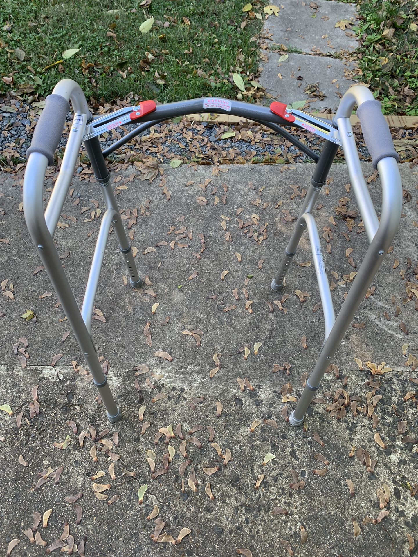 Drive Medical Deluxe 2-Button Folding Walker