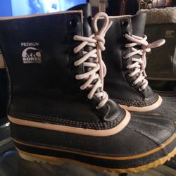 SOREL Premium 1964 Black Boots - Women's SZ 9