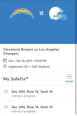 LA Chargers Vs Cleveland Browns