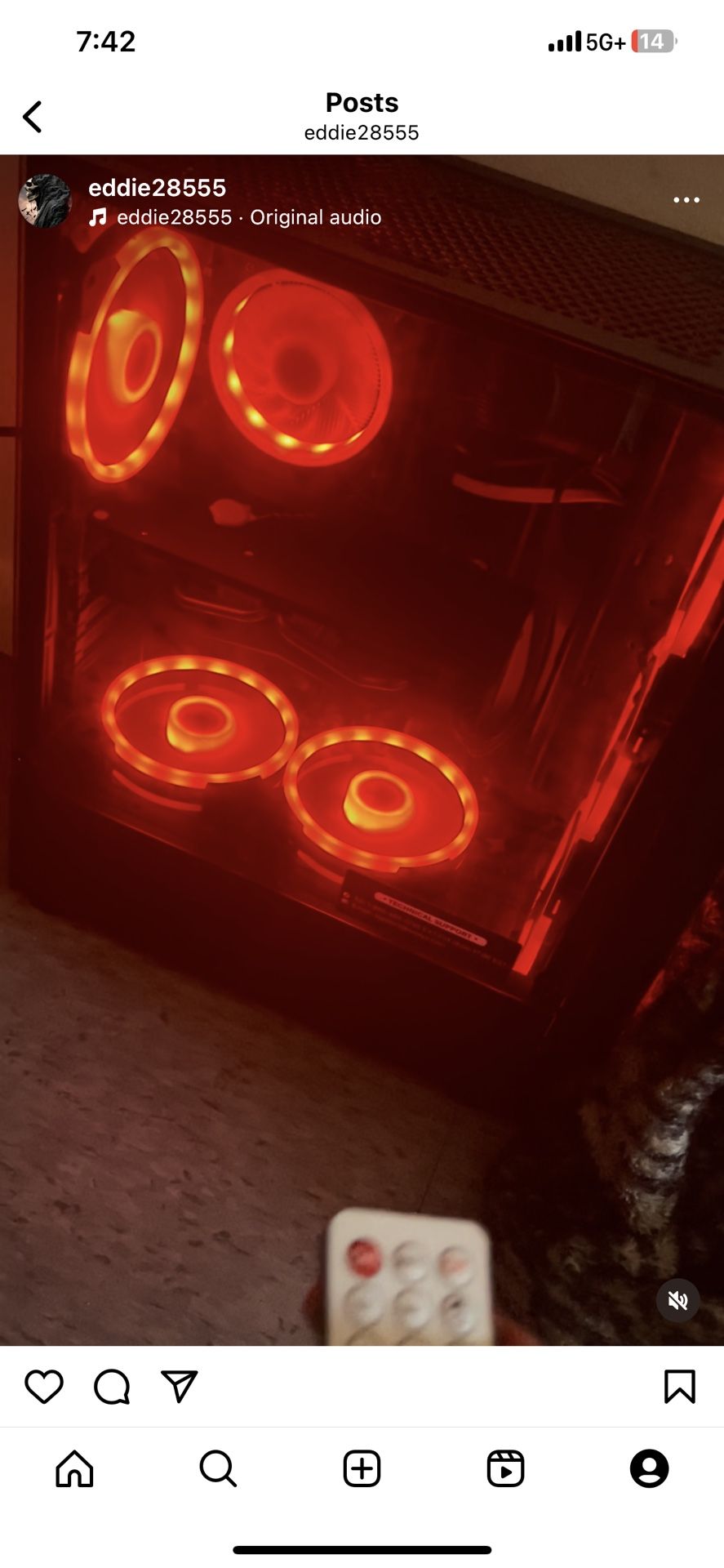 Gaming Computer With Control
