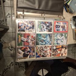 90s NFL CARD COLLECTION BINDER
