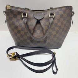 LOUIS VUITTON SIENA PM DAMIER EBENE BROWN SHOULDER BAG(CMP130565)