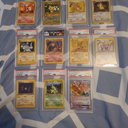  First Edition Pokeman Cards and Yougioh Cards 