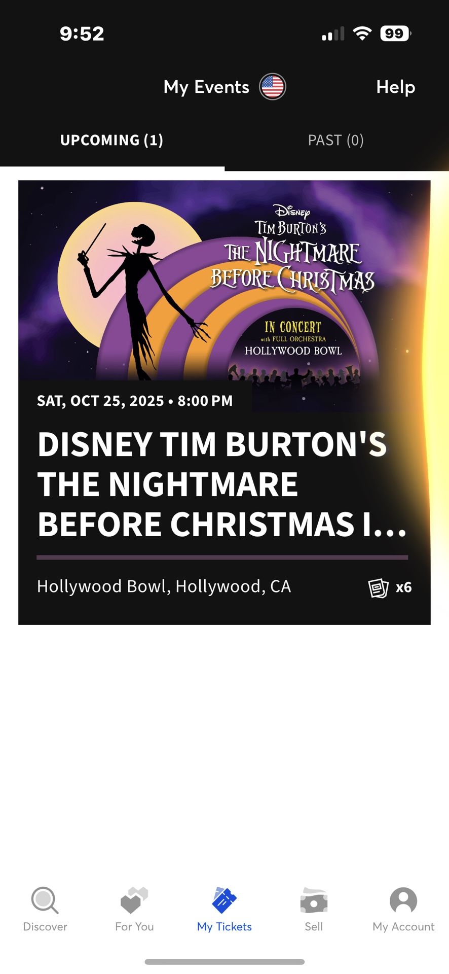 Disney Tim Burtons The Nightmare Before Christmas Live Show