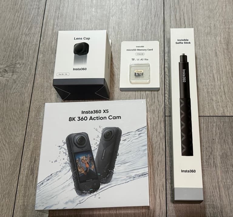 Insta360 X5 8K Pocket Action Video Camera Combo BRAND NEW SEALED!!