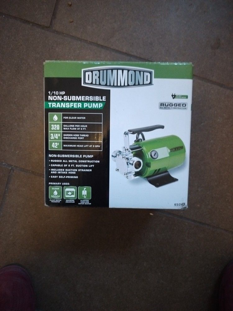 Drummond Non Submersible Transfer Pump