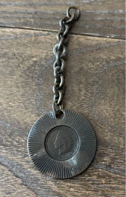 🪙 Vintage 1902 Indian Head Penny Keychain – $10