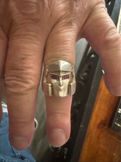 Solid silver transformer ring