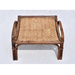 Pagoda rattan ottoman