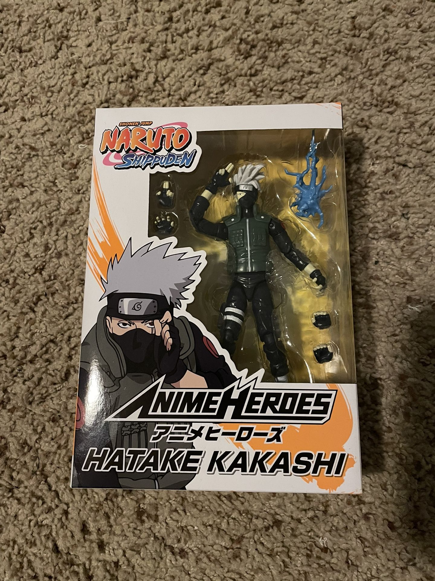 Sealed Anime Heroes Kakashi Figure Naruto 