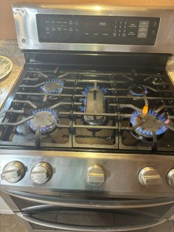 Gas Stove 5 Burners And Dloble Oven Everything Work Great 👍 Gas Estufa 5 Fogones Doble Horno