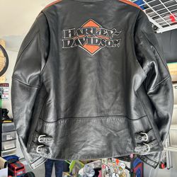 Leather Harley Davidson Jacket