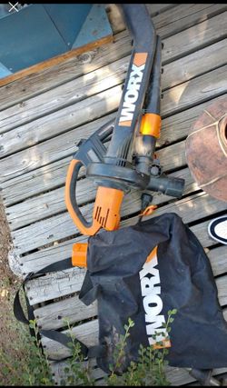 Workx leaf blower/mulcher vac