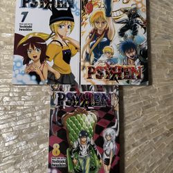 Psyren Manga Books Volumes 7-9