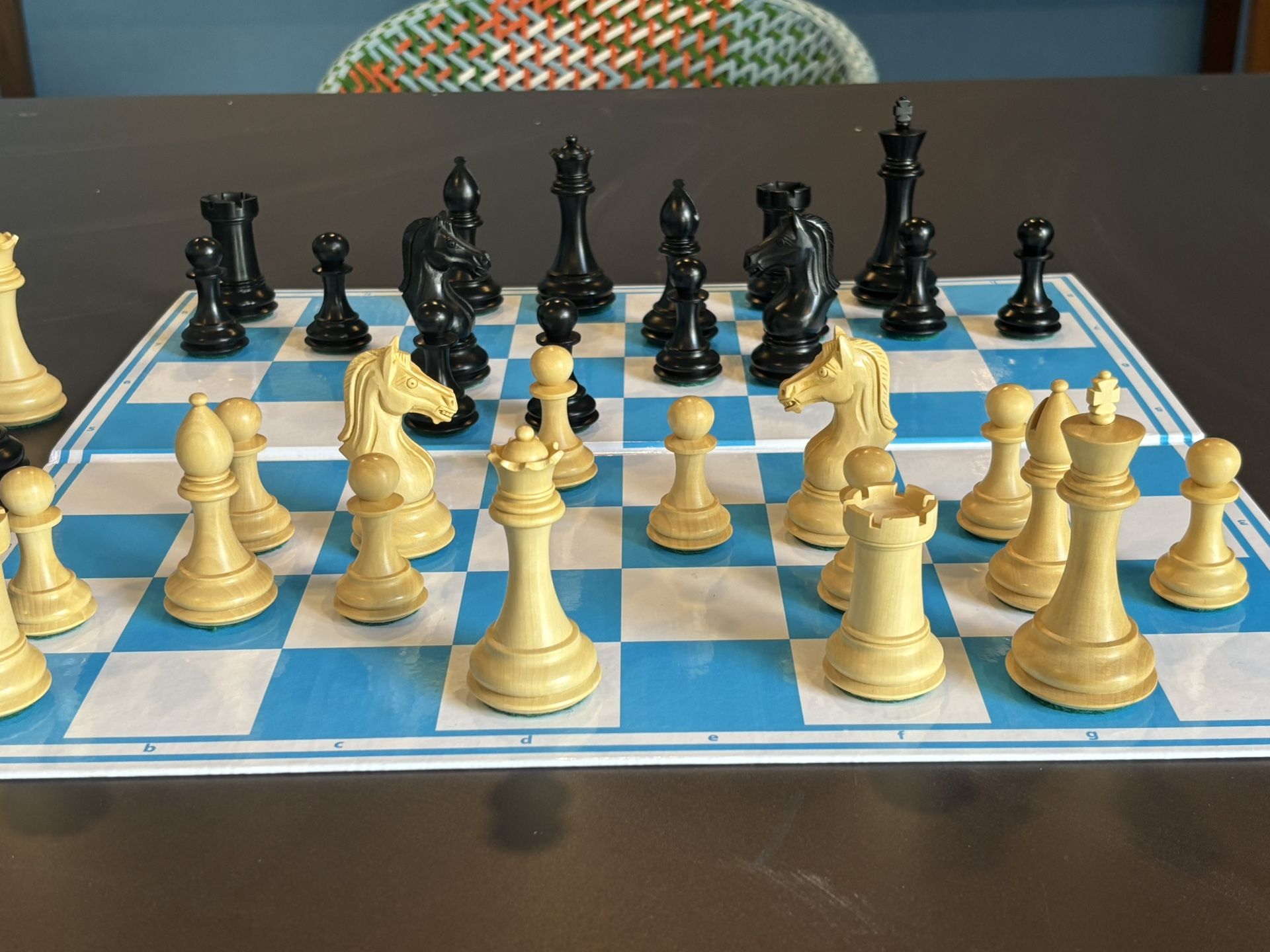 Chess Set Pieces Hand Made India Brand New