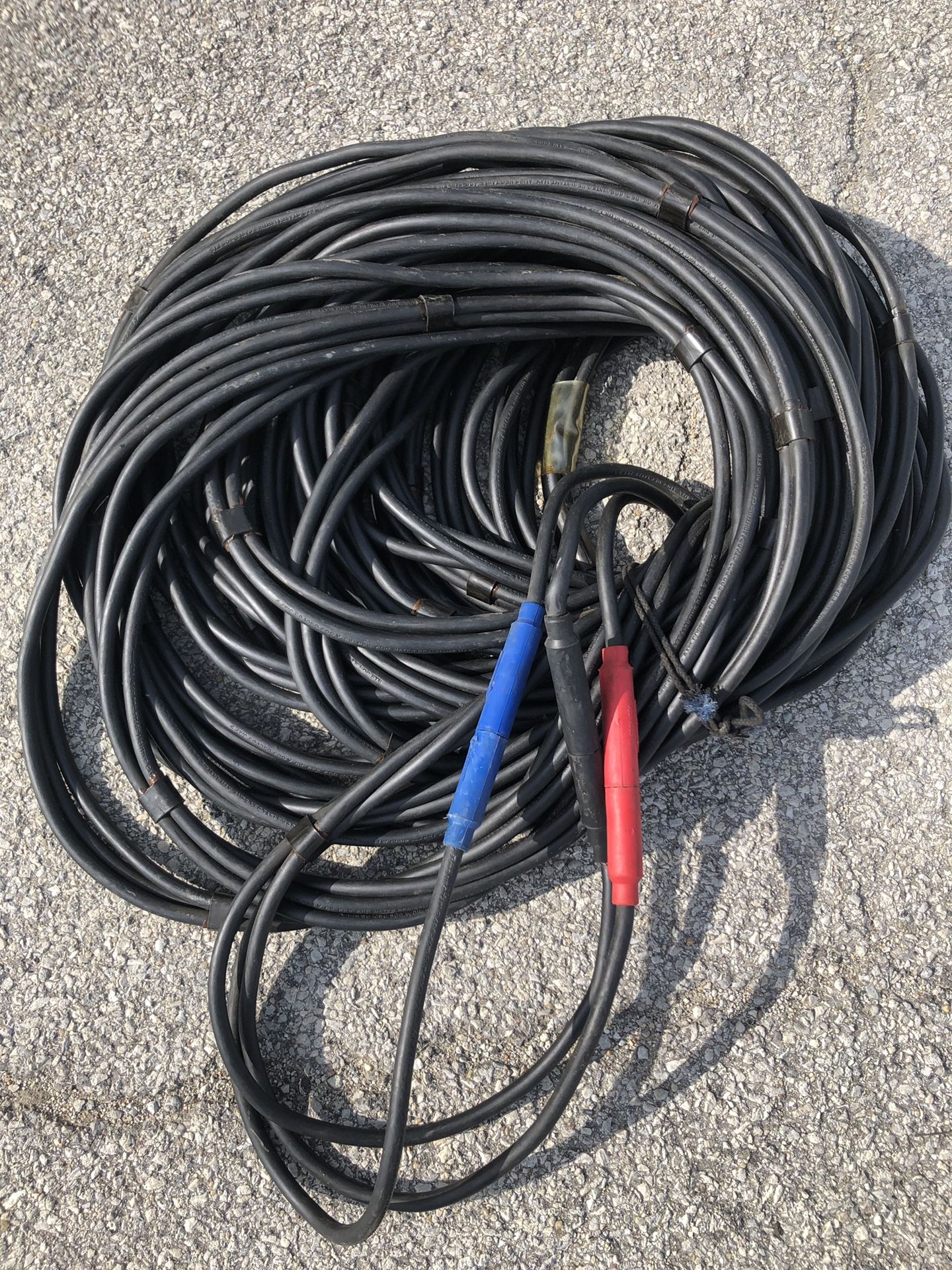 100ft Power Cable with camlock connectors.