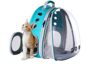Cat Carrier Backpack Bubble Expanded Backpack. Airline Approved Traveling !