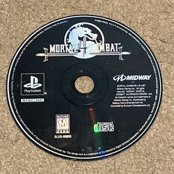 Mortal Kombat 4 Sony PlayStation PS 1 1997 Disc Only Tested