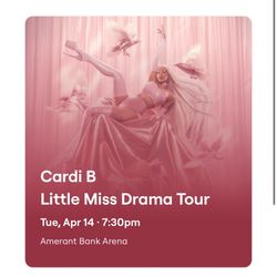 Cardi b Ticket