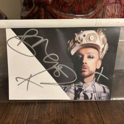 Boy George Autographed 