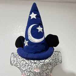 Disney Parks Mickey Mouse Ears Sorcerer Hat Wizard Fantasia WDW Disneyland Size Adult 