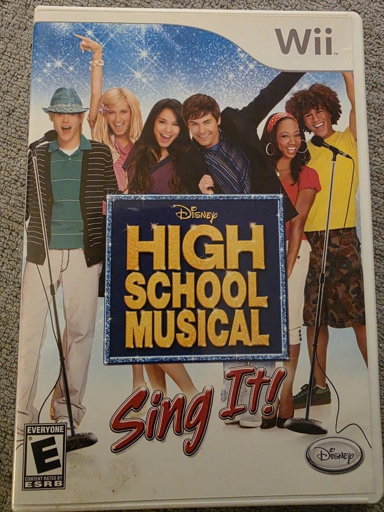 High School Musical: Sing It! Nintendo Wii game  CIB