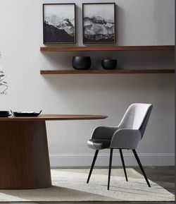 Floating Shelves Walnut Finish
