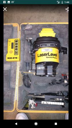 Laser level.
