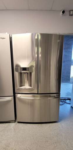 LG French Door Fridge – Stainless, Ice & Water, Clean
