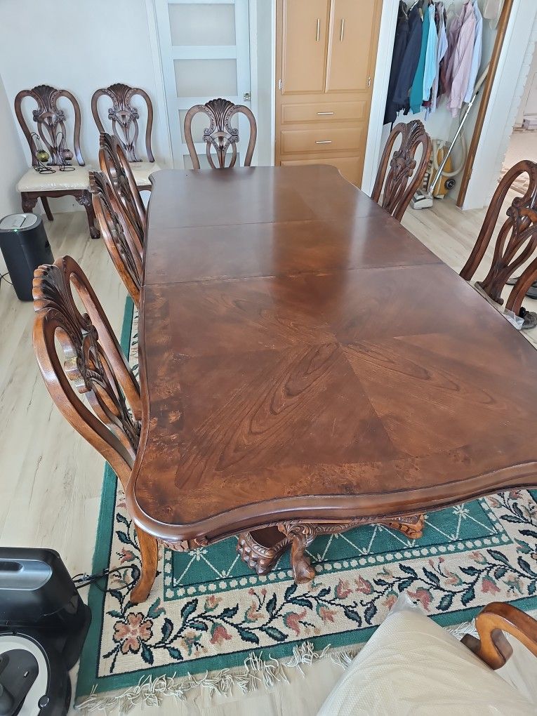 Wood Dining Table Custom Set Extendabl