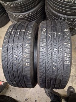 Pair of 255/50/R19 with 90% of tread or life bf GOODRICH advantage hablamos espan̈ol